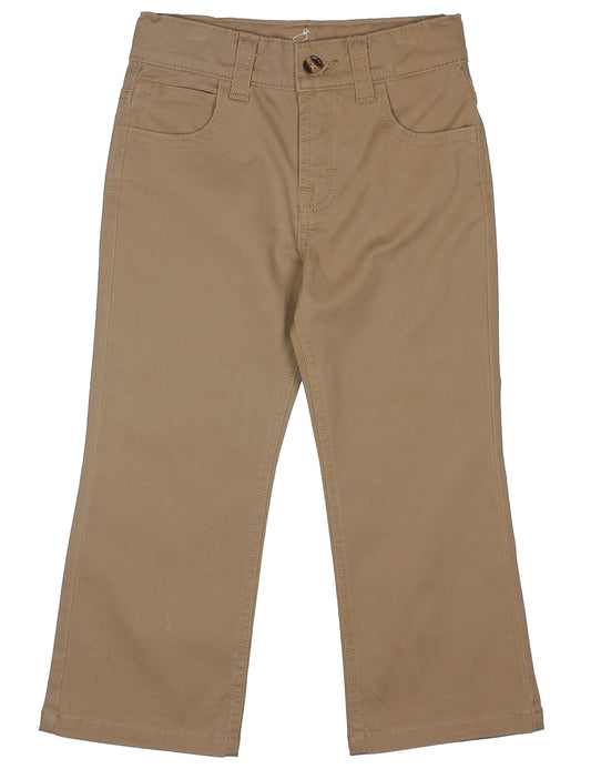 Camel pants on a white background