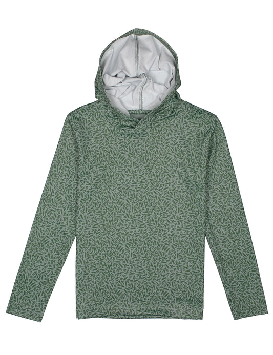 performance hoodie with waterfowl design