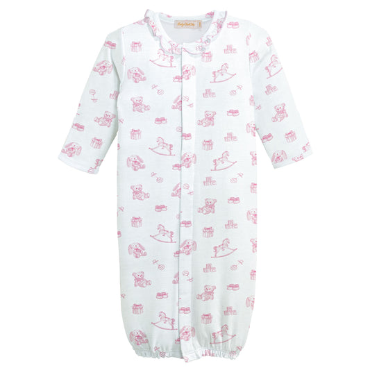 Tiny Baby Toys Convertible Gown - Pink