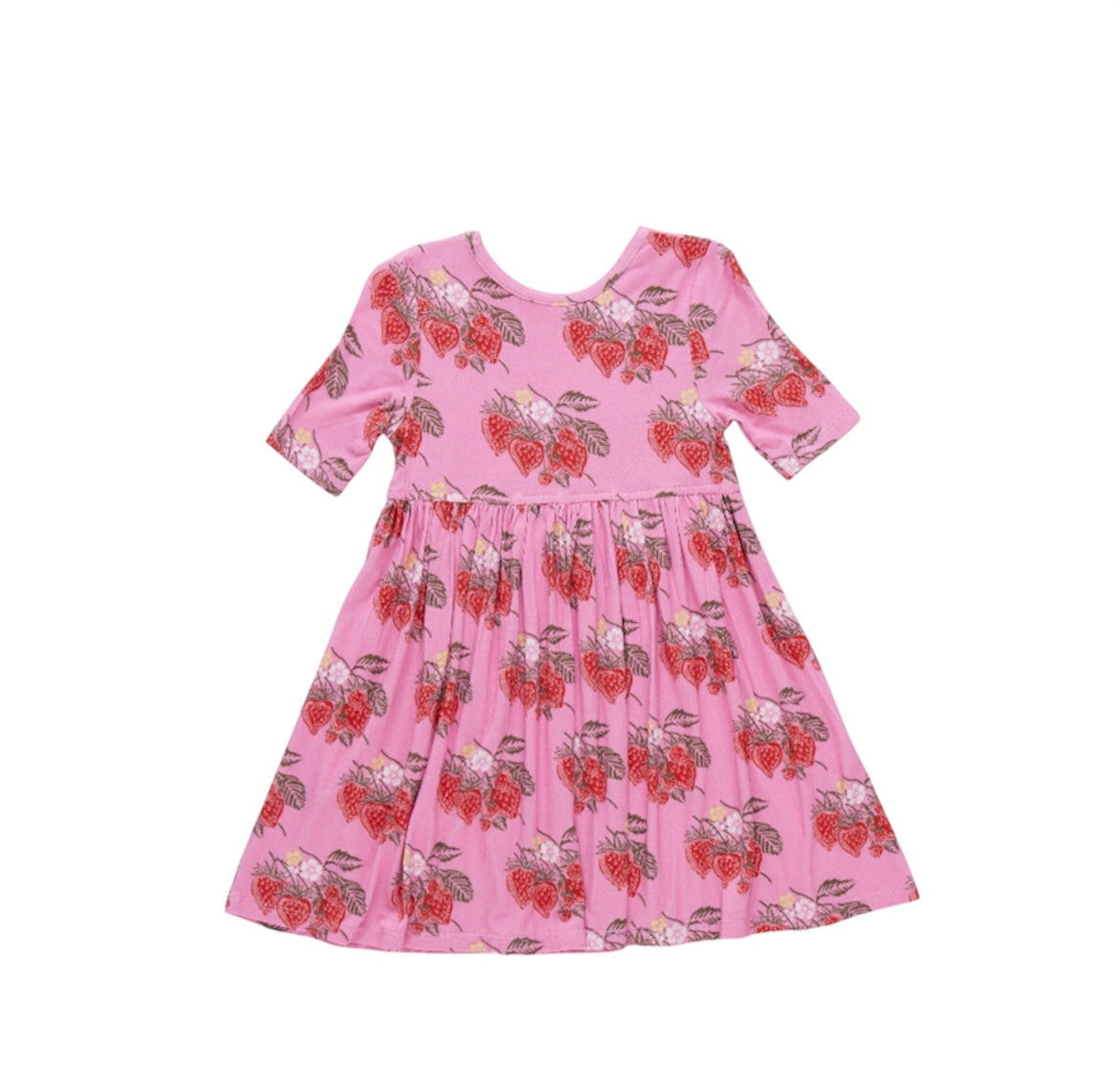 Steph Dress - Pink Wild Strawberries