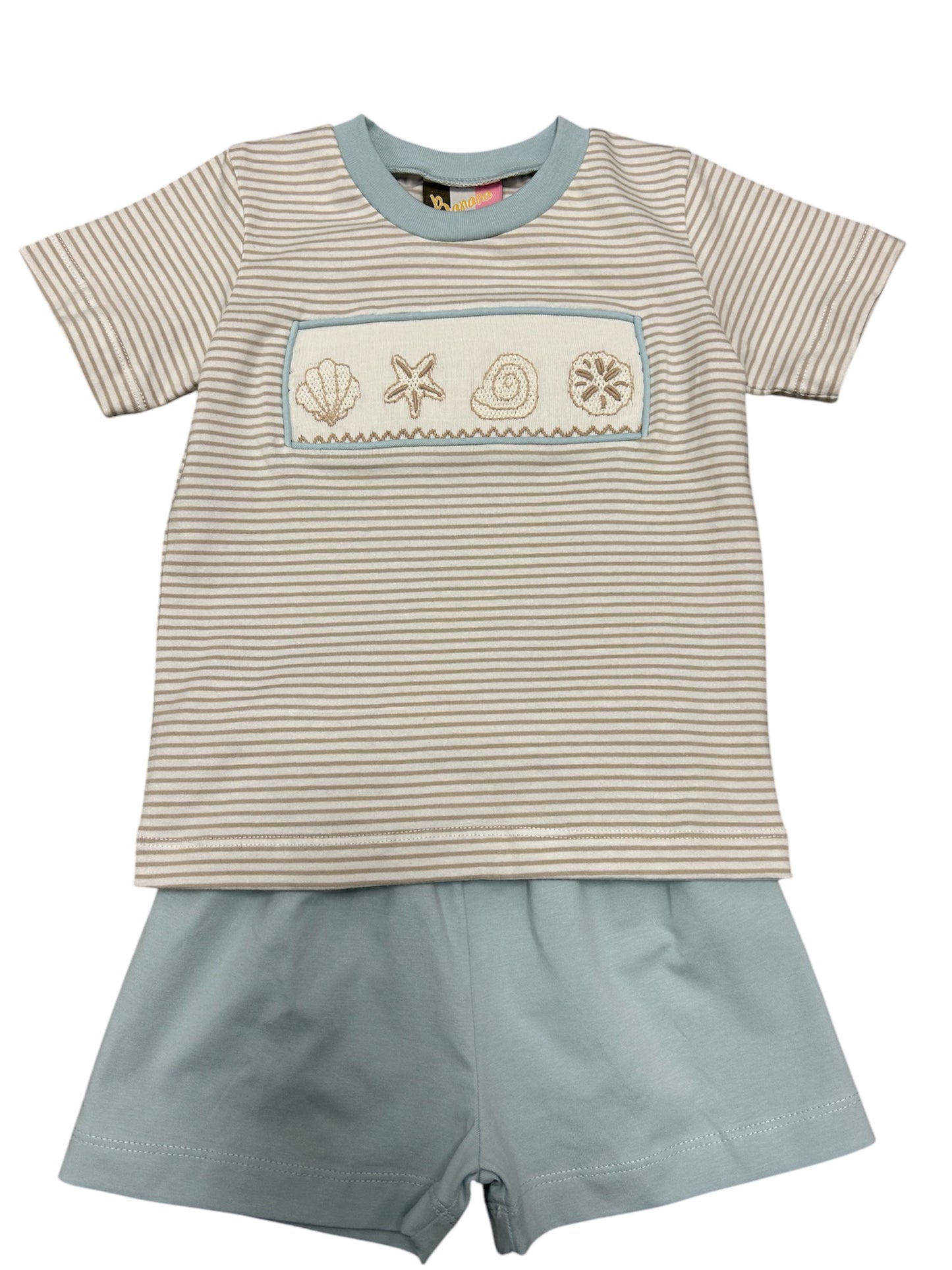 Smocked Beach Short Set - Boys