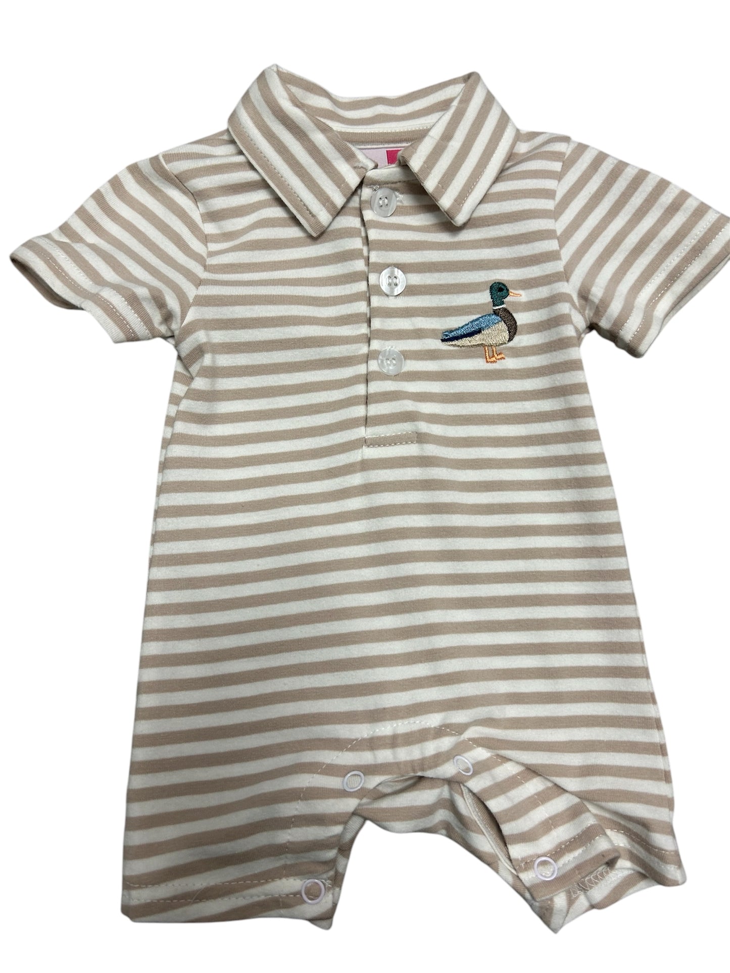 Striped Duck Romper