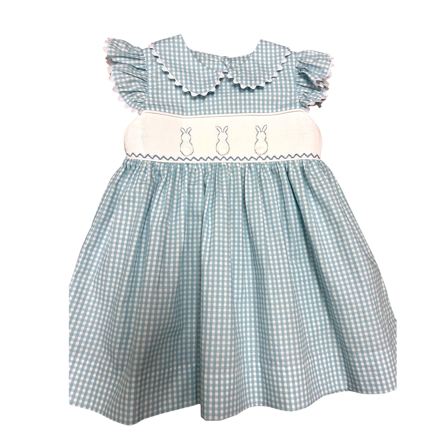 Smocked Bunny Bishop Dress