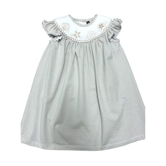 Smocked Beach Bishop Dress