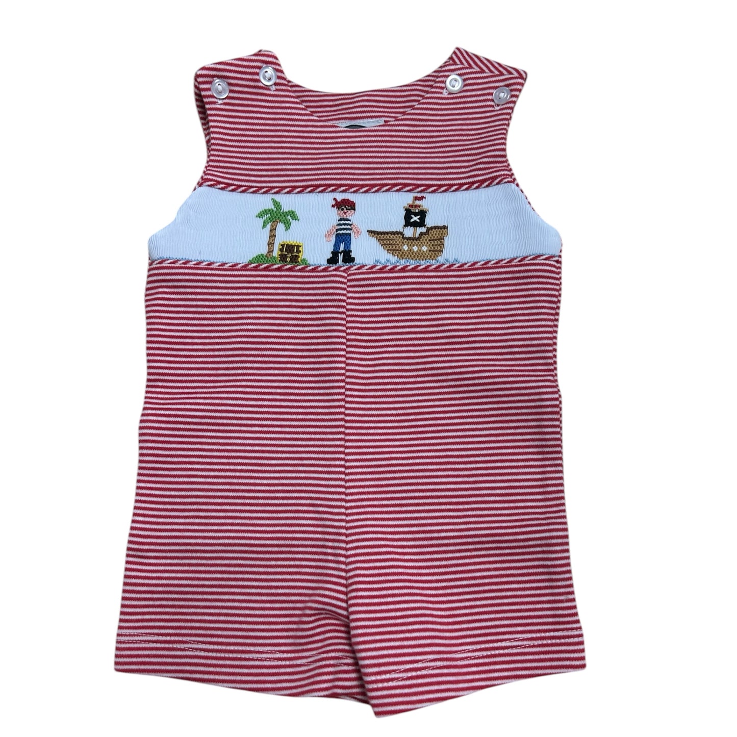 Pirate Smocked Shortall