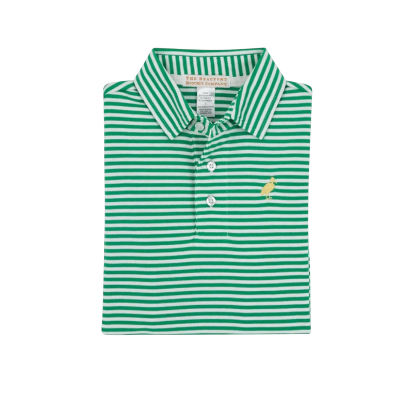 Prim and Proper Polo - Kelly Green Stripe