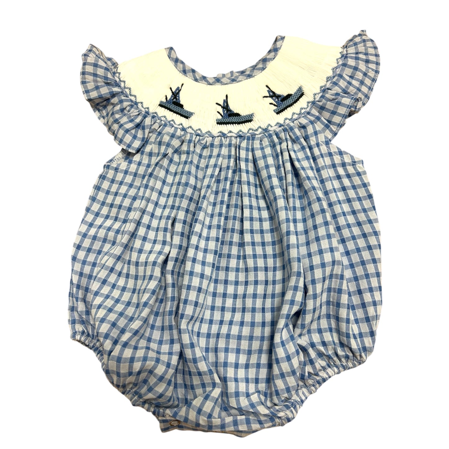 Sportfish Smocked Boat Bubble - Girls