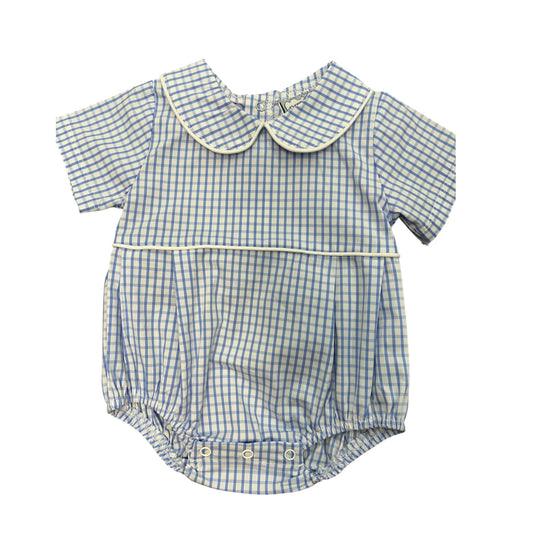 Blue Windowpane Boys Bubble