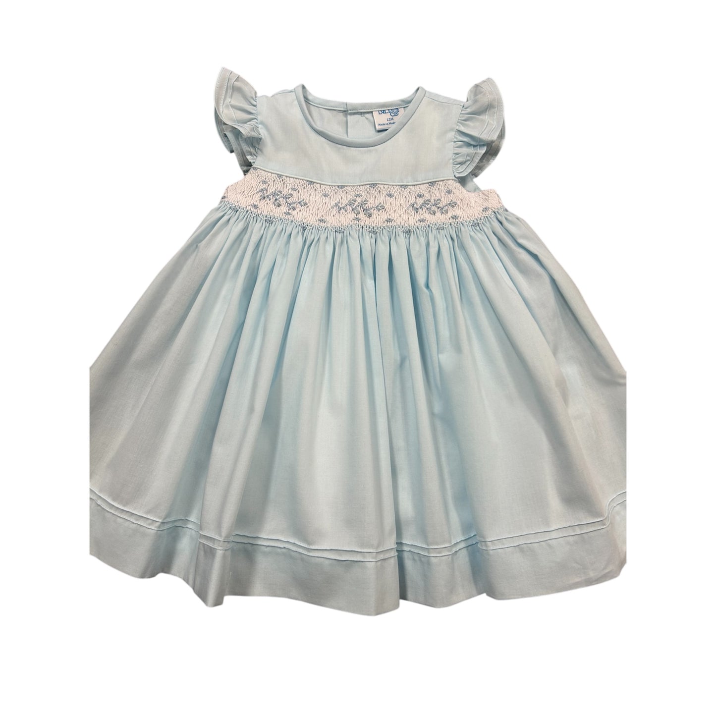 Blue/White Smocked Dress