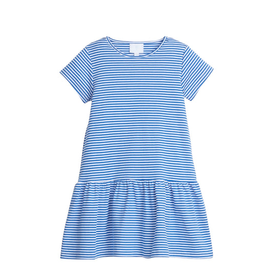 Kari T-Shirt Dress - Royal Stripe