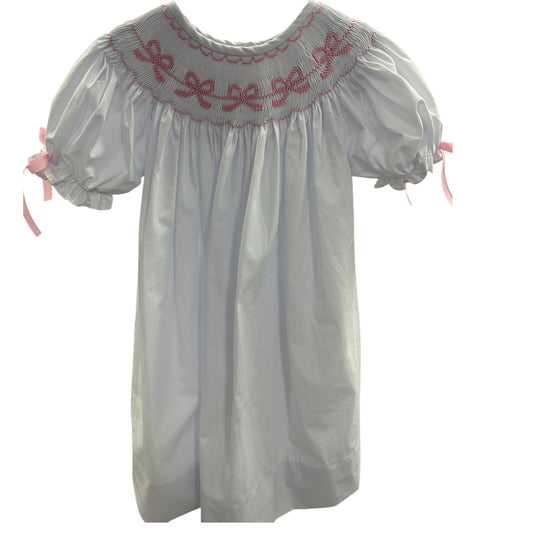 Bow Smocked Dress