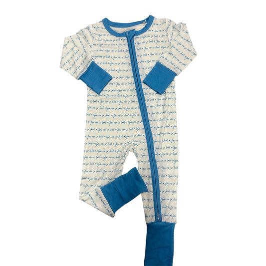 So Loved Bamboo Romper - Blue