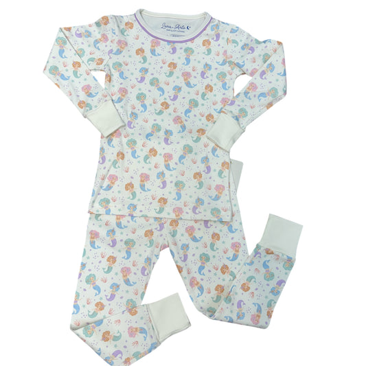 Mermaid Pima Cotton Pajama Set