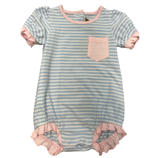 Pink/Blue Striped Bubble