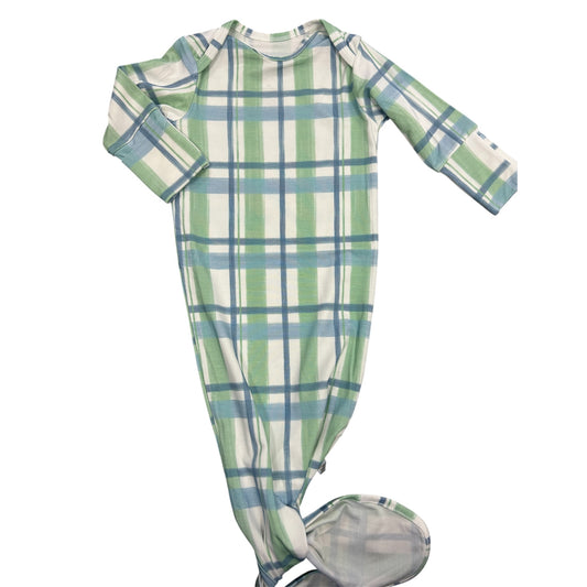 Lakeside Plaid Knotted Gown