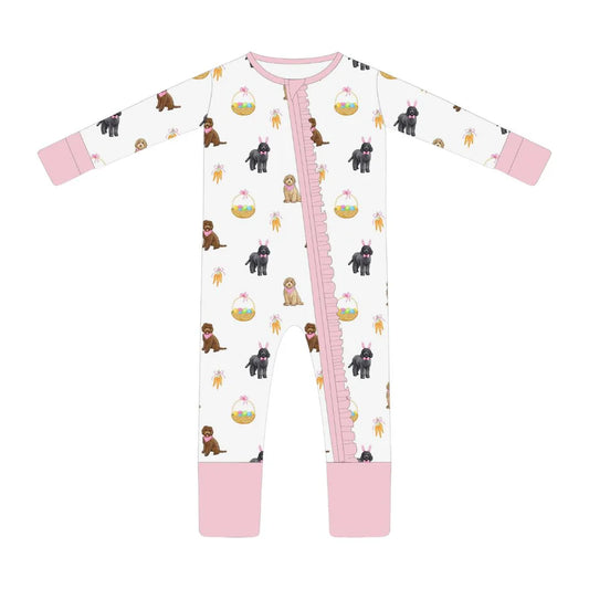 **PRE-ORDER ** Pink Doodle Easter Zippy