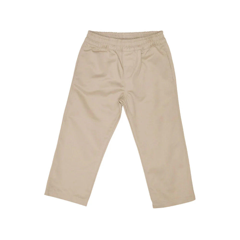 Sheffield Pants -Keeneland Khaki with Nantucket Navy Stork