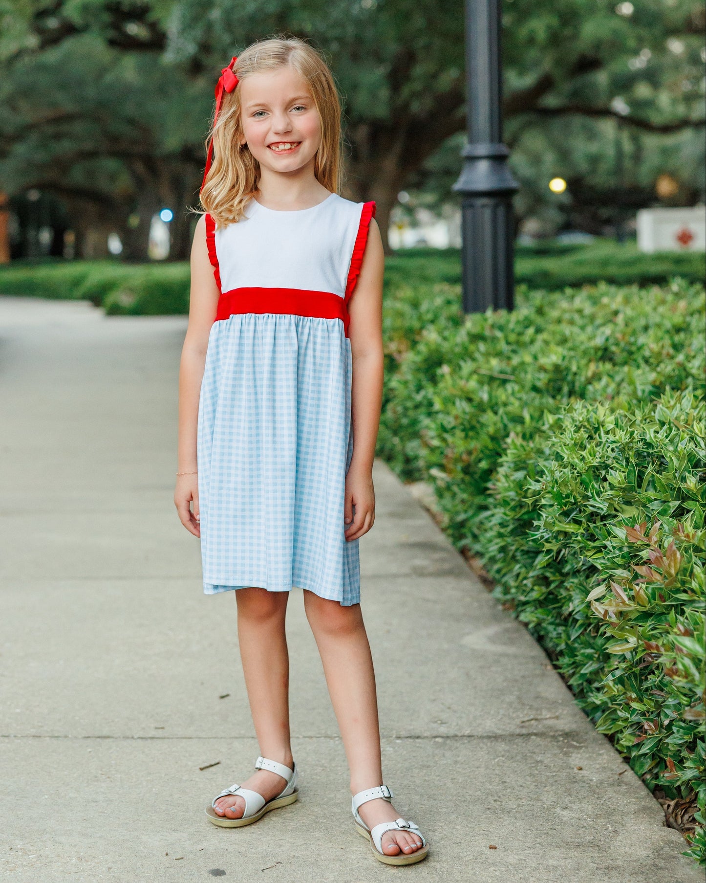 ** PRE-ORDER ** Sophia Dress- Southern Summer Gingham