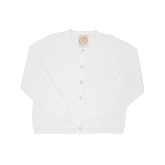 Cambridge Cardigan - Worth Avenue White