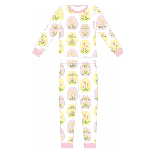 **PRE-ORDER** Tulip Easter Egg Two Piece Loungewear Set