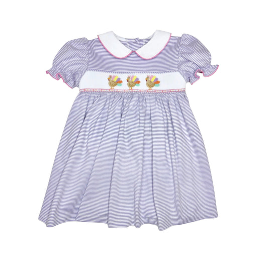 Turkey Smocked Marion Dress