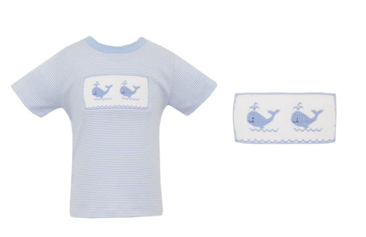 Smocked Whale Shirt