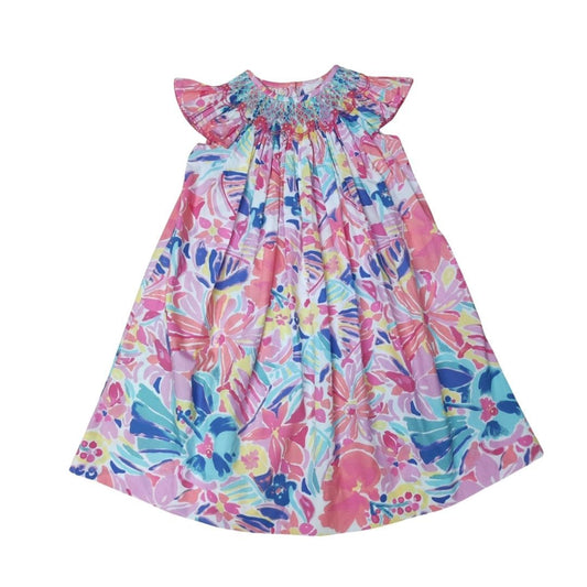 Petal Punch Smocked Dress