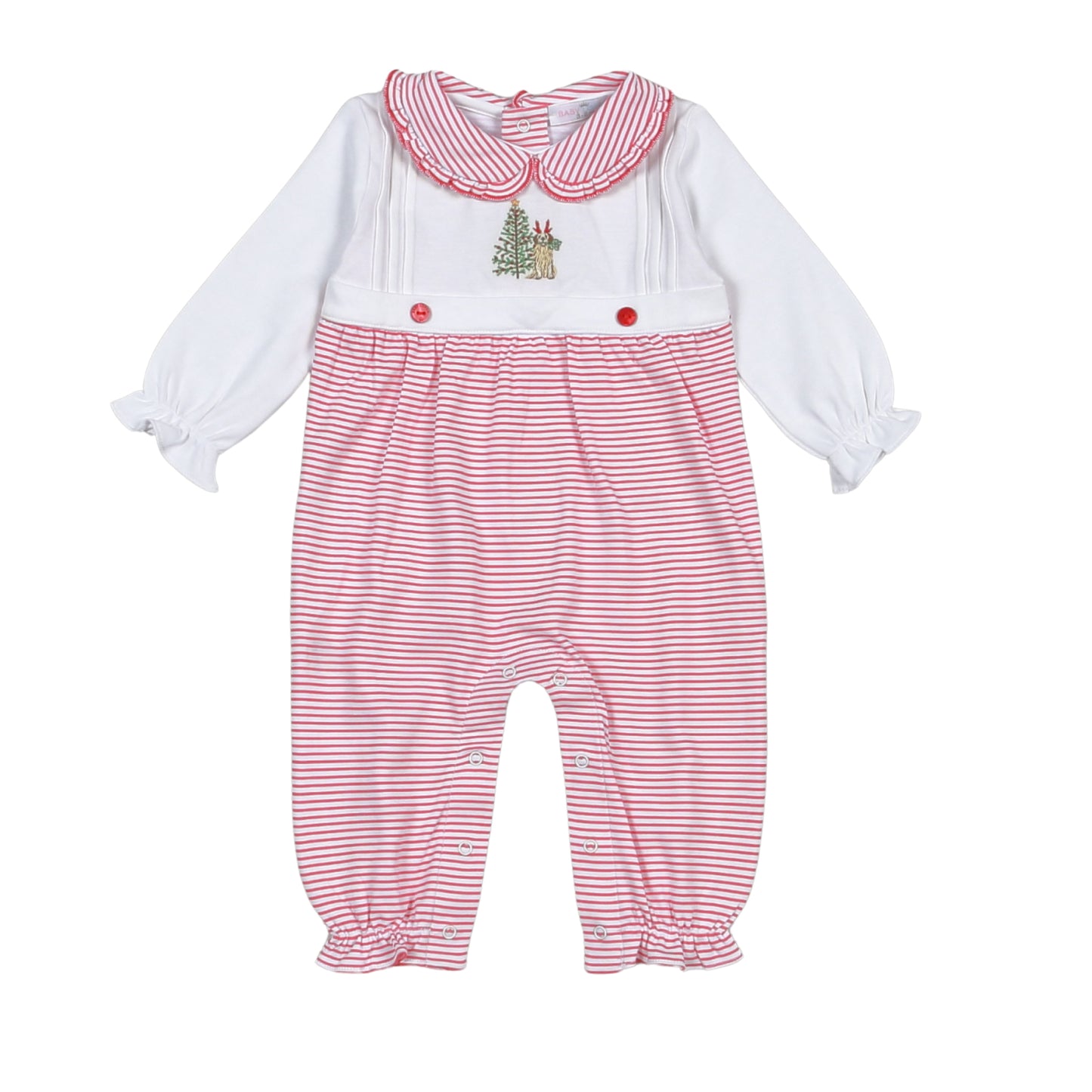 Christmas Pals Hand Embroidered Romper