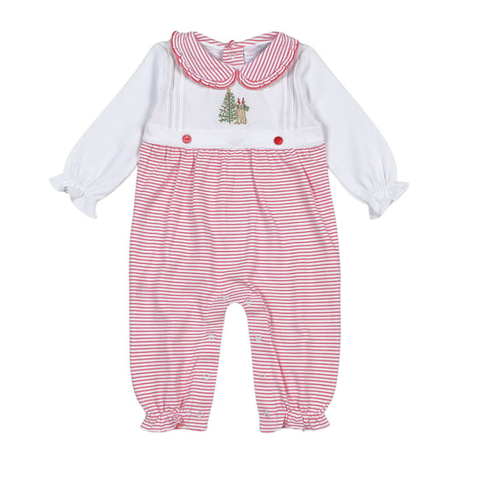 Christmas Pals Hand Embroidered Romper