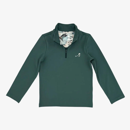 Beau Quarter Zip - Mallard Green