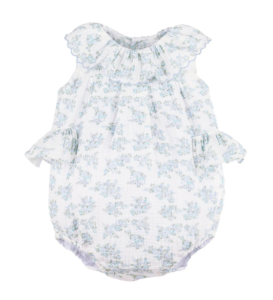 Girls Floral Bluffs Ruffle Bubble