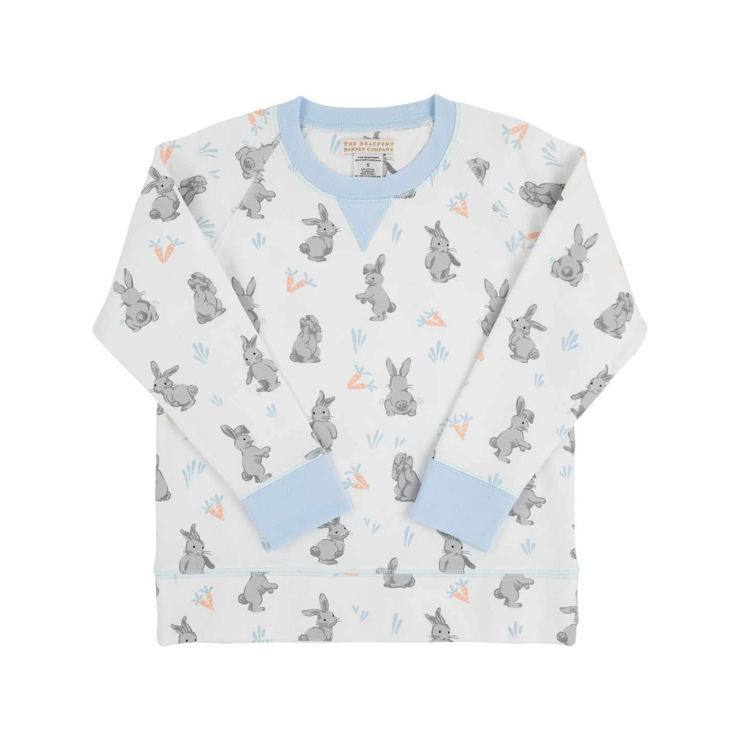 Cassidy Crewneck - Blue Bunnies