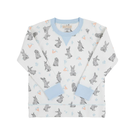 Cassidy Crewneck - Blue Bunnies