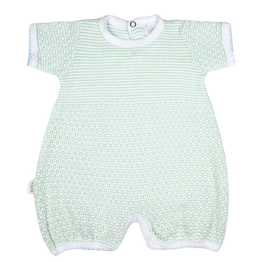 Solid Color Knit Bubble -Mint/Blue