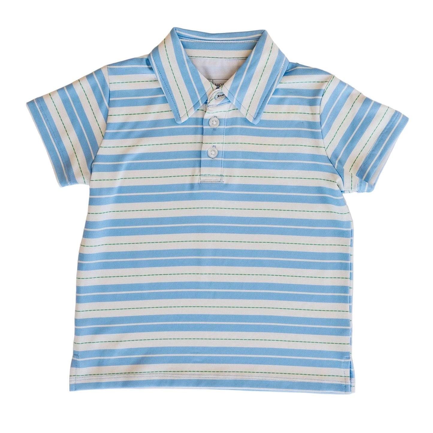Blue and Grey striped bamboo shirt 