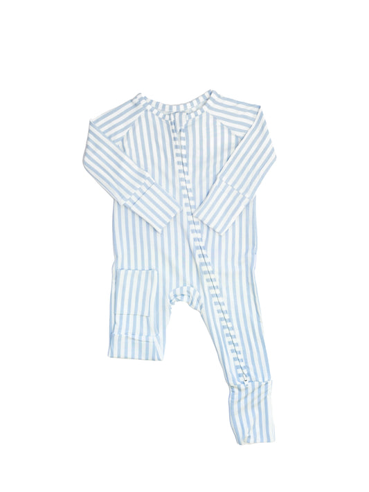 Sleep Romper - Cabana Stripe (Blue)