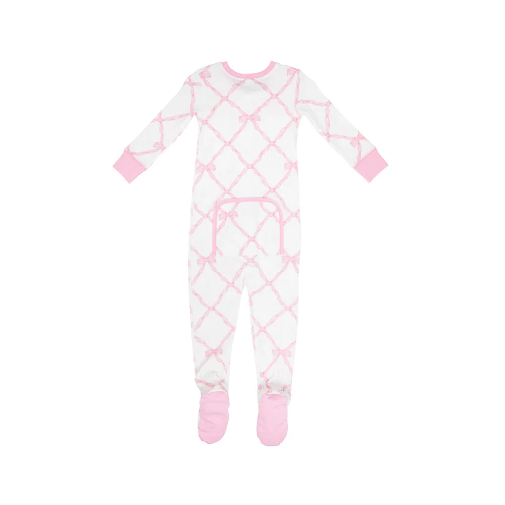 Noelle's Night Night -Belle Meade Bow with Pier Party Pink