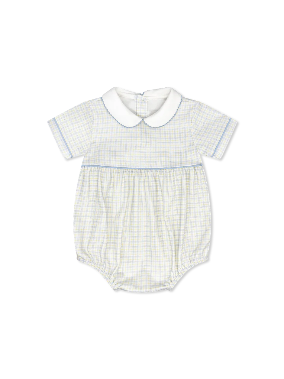 Baby Bea Bubble Cornflower Check