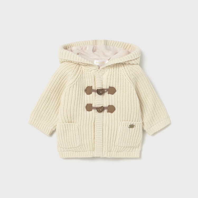 Newborn Boy Lined Knit Cardigan