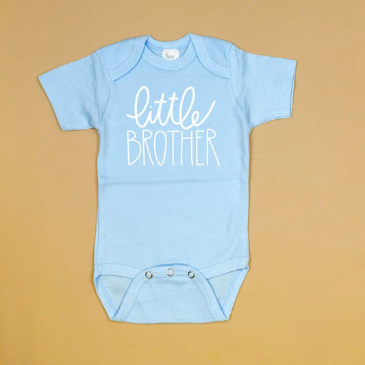 Little Brother | Pastel Blue Onesie