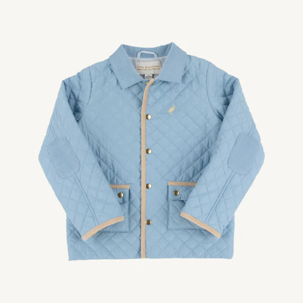 Caldwell Quilted Coat -Barrington Blue