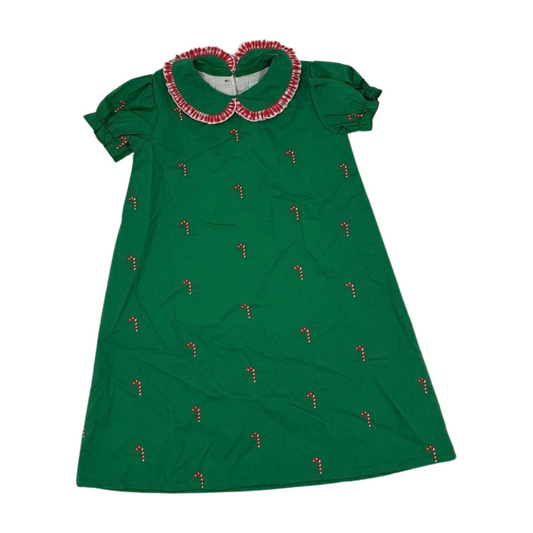 Candy Cane Embroidery Dress