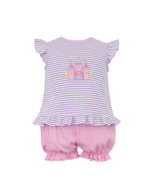 Princess Castle Bloomer Set