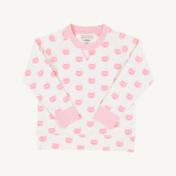 Cassidy Comfy Crewneck -Vintage-Prep Pumpkin Pails