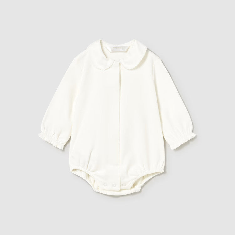 Long Sleeve Collared Bodysuit