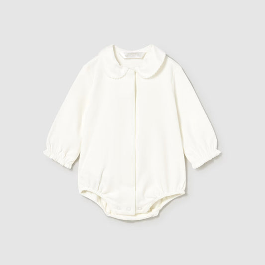 Long Sleeve Collared Bodysuit