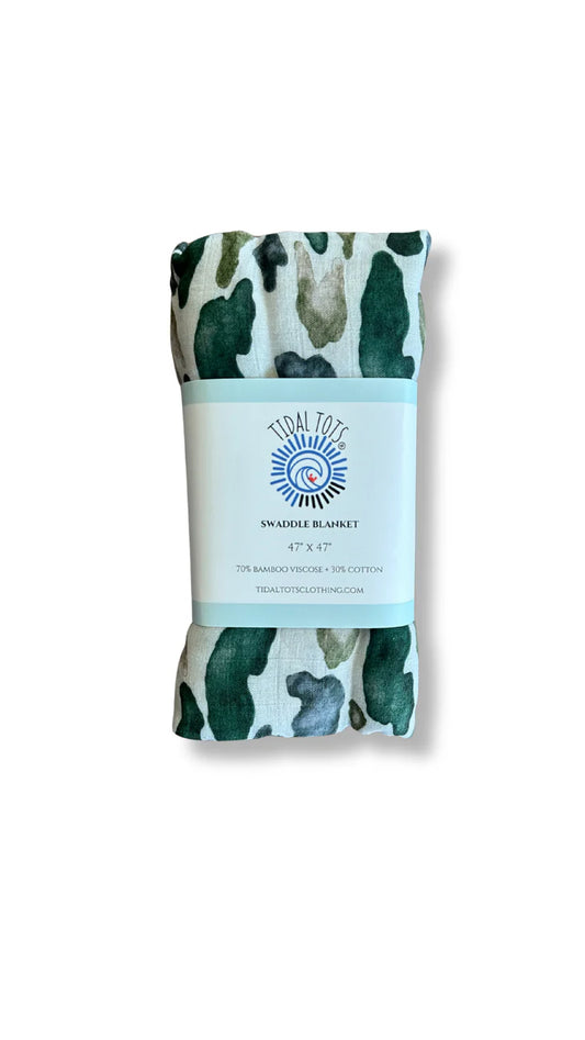 Creekside Camo Lightweight Swaddle Blanket