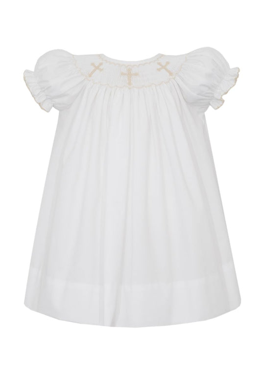 Girls Smocked Cross Dress
