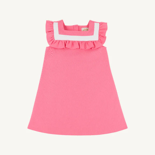 Darla Dress -Romany Rose with Worth Avenue White