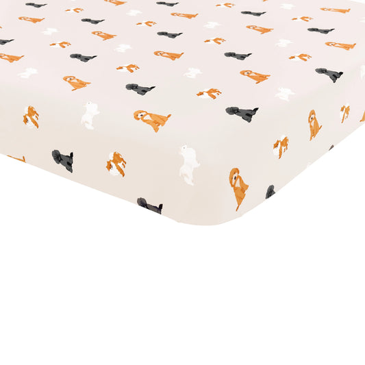 Crib Sheet Fluffy Dog